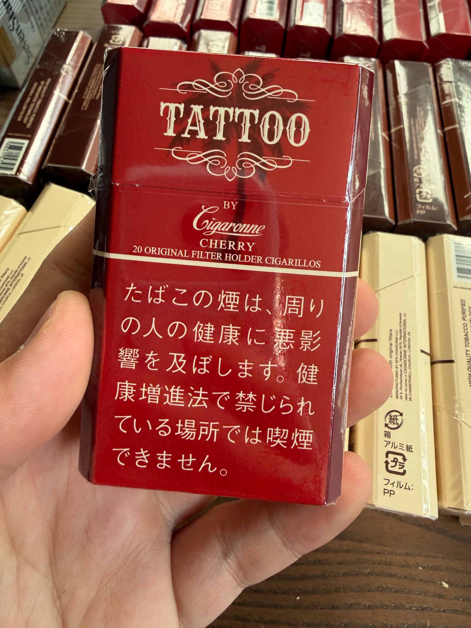 Cigaronne tatto cherry 9mg