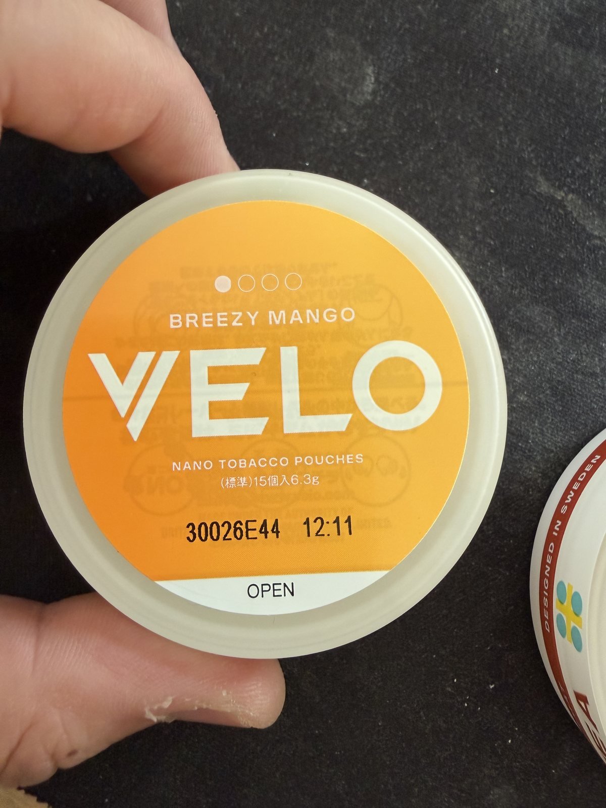 VELO Breezy Mango catalog package photo in Toronto