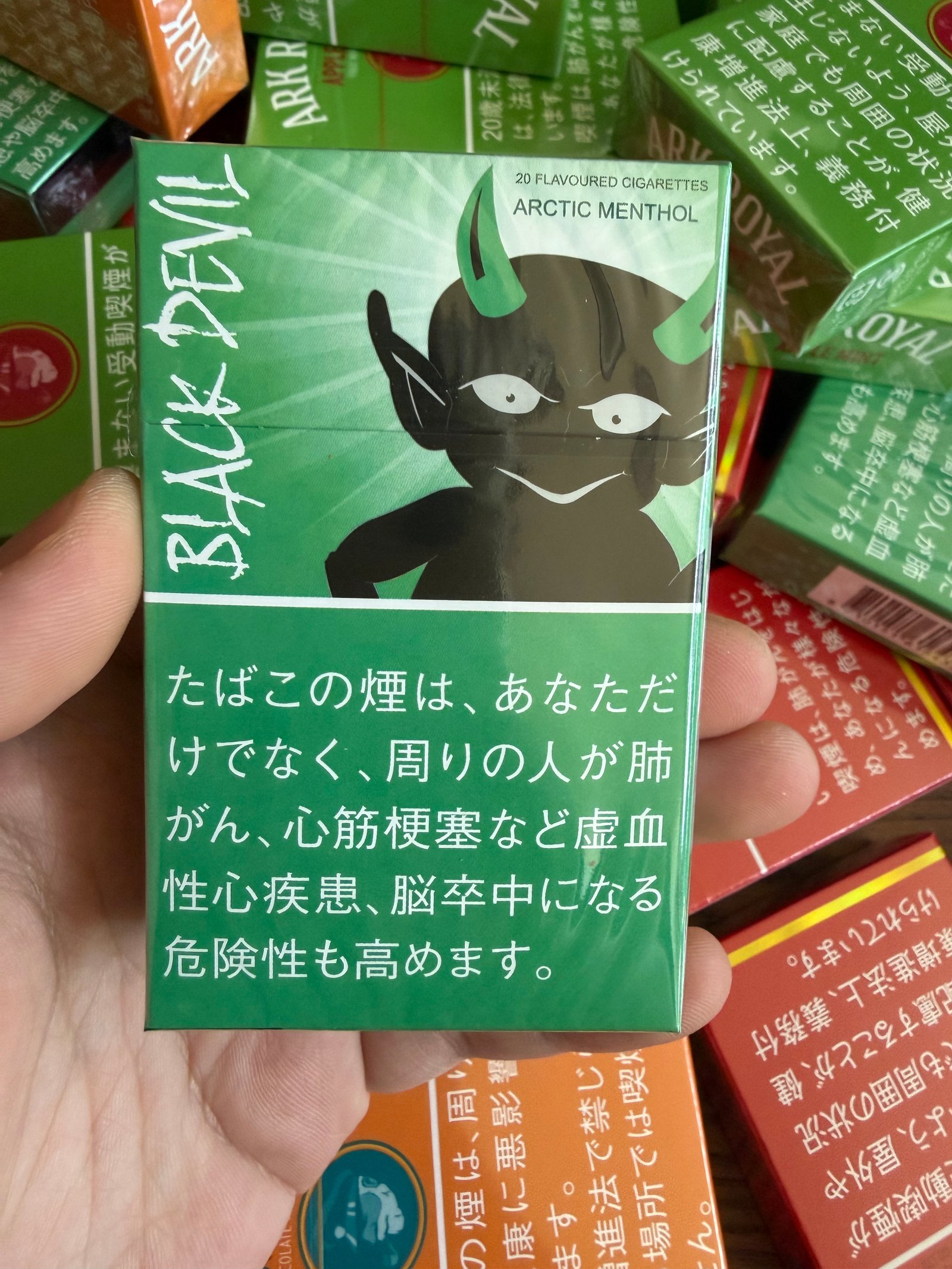 Light Green Devil Arctic Menthol 10mg arrival photo
