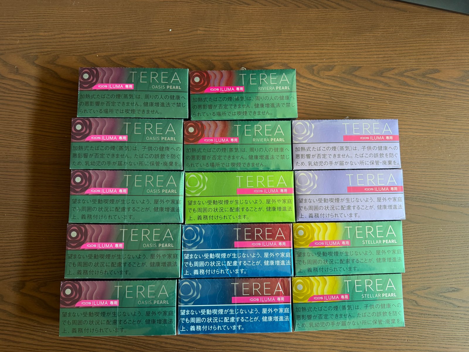 TEREA Pearl and menthol arrivals for July 13 2026