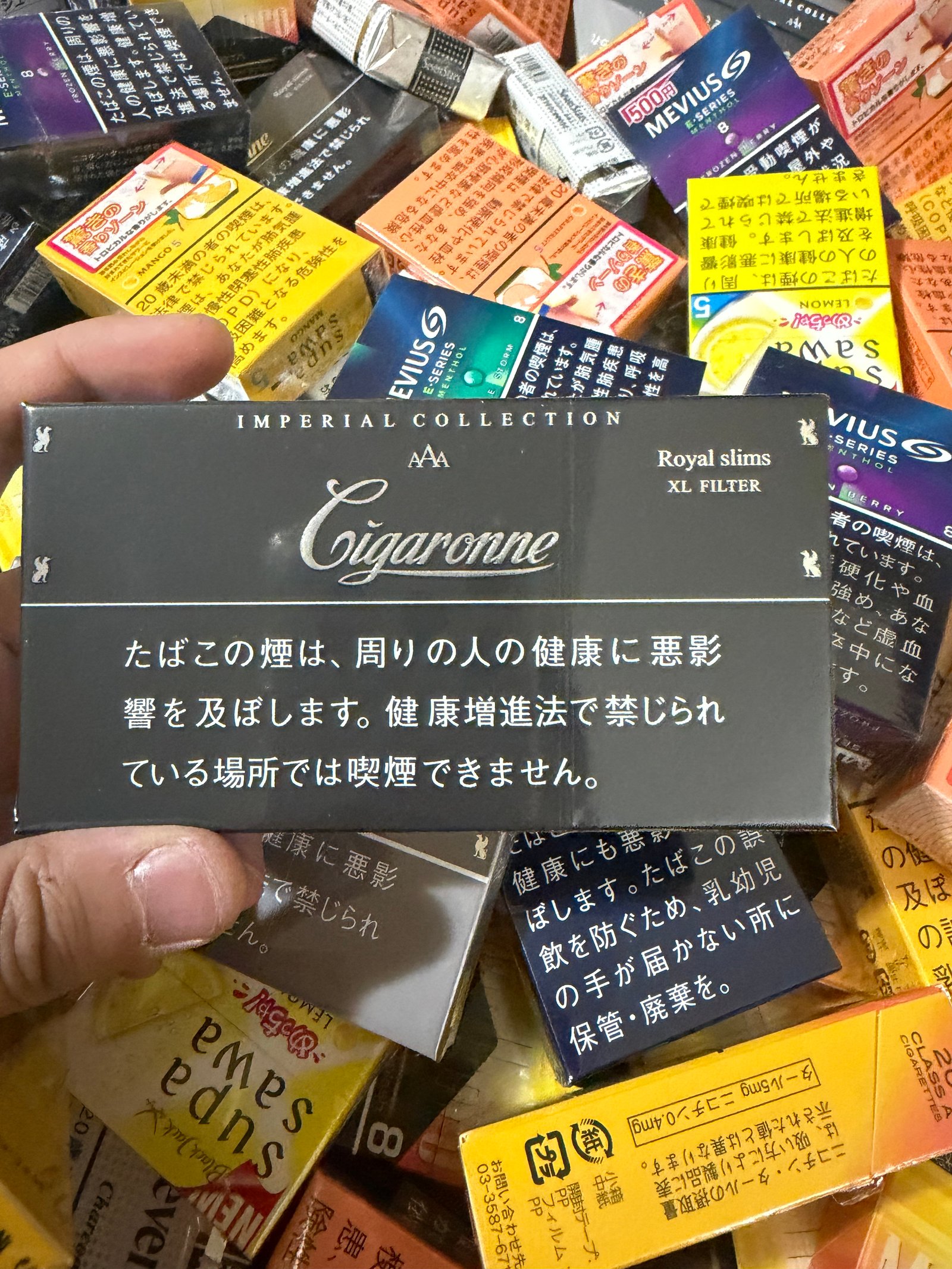 Cigaronne Boss Man Kingsize Special Filter Black 6mg arrival photo