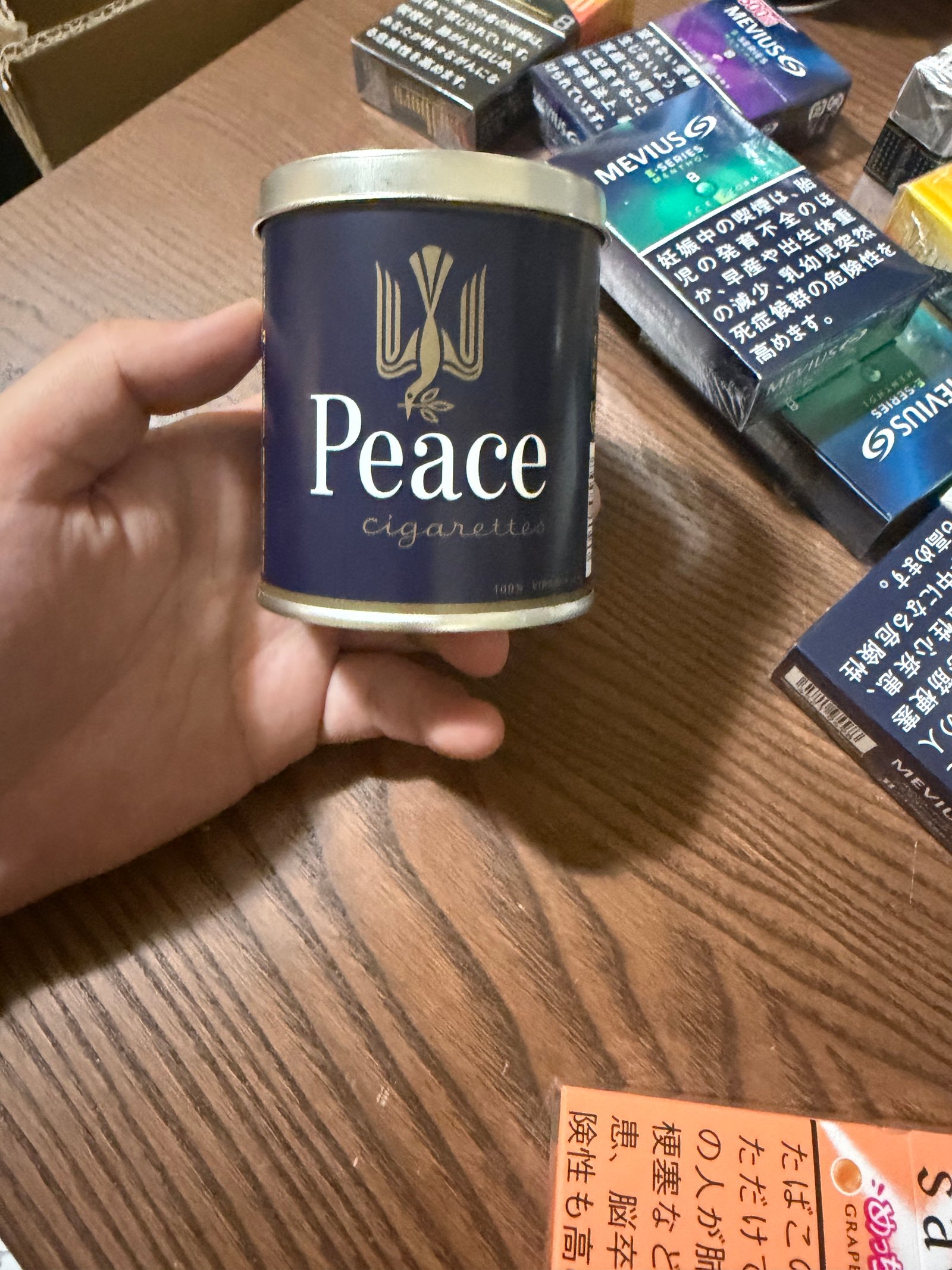 Peace Can 50's Unfiltered 28mg arrival photo