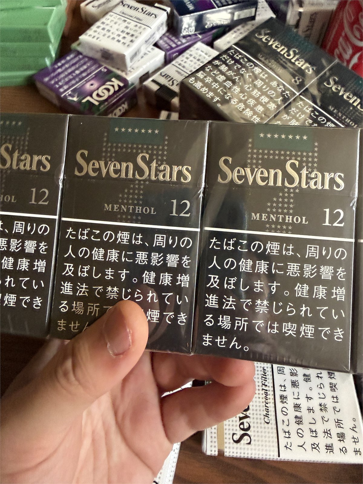 Seven Star Black Menthol 12mg arrival photo