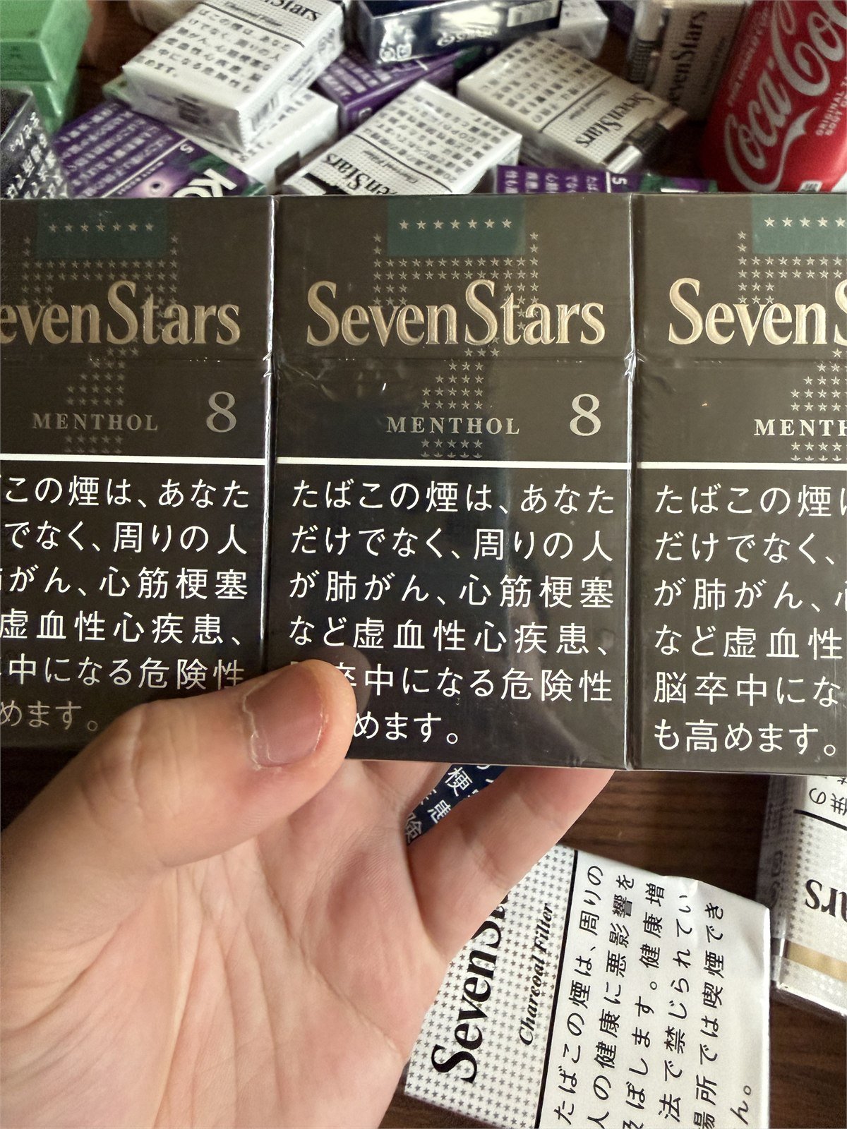 Seven Star Black Menthol 8mg arrival photo