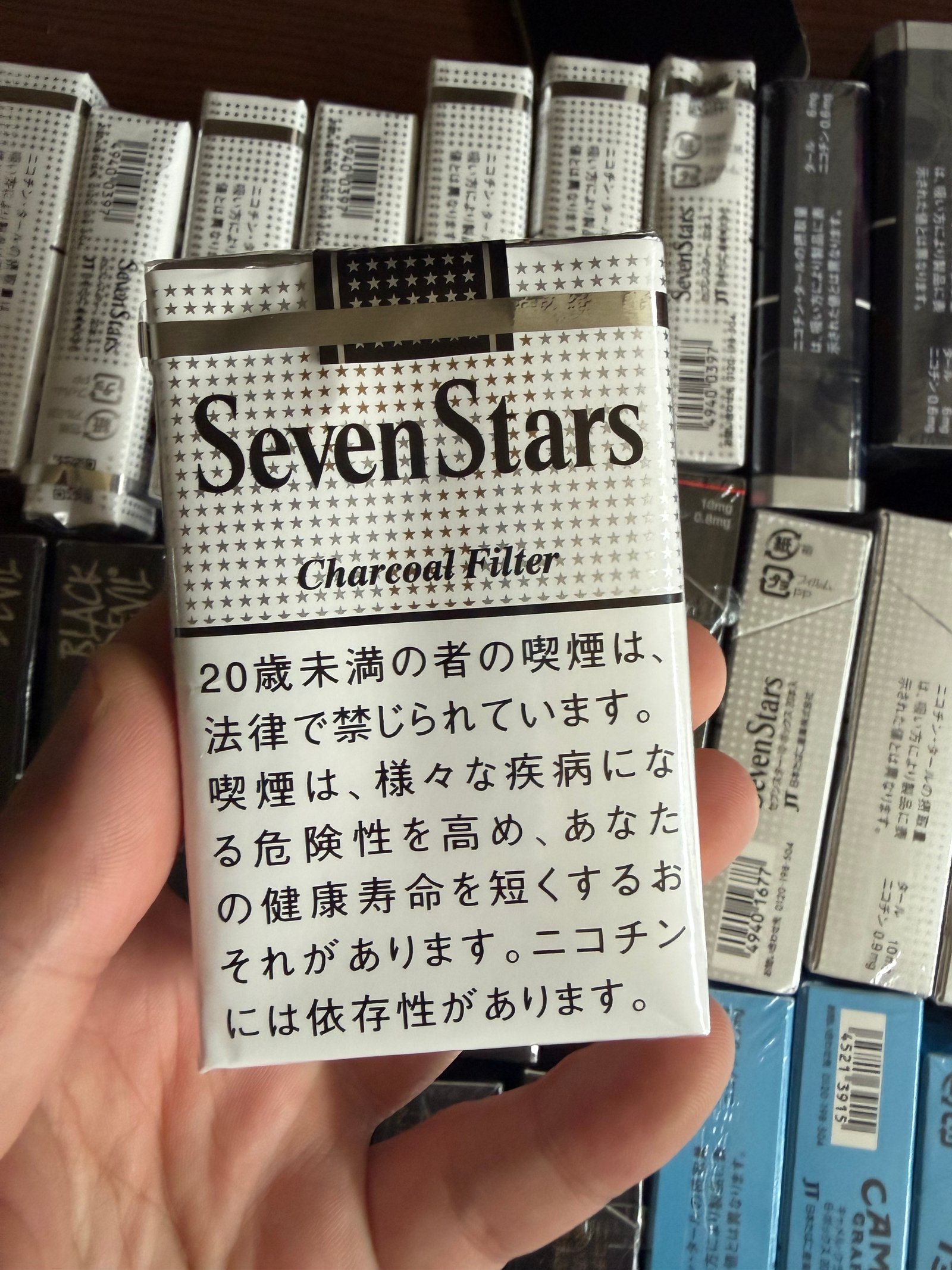 Seven Stars Charcoal Filter pack used as the September 29 weekly arrival cover